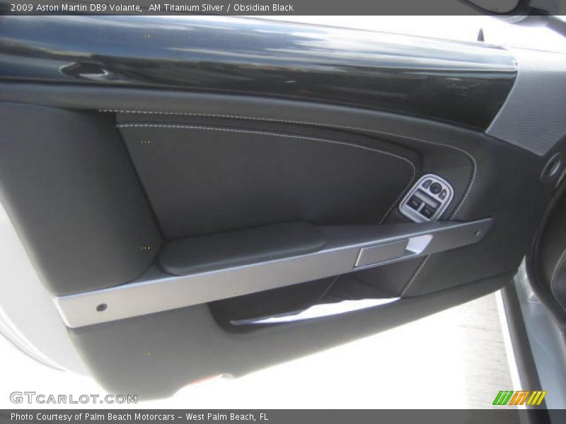 AM Titanium Silver / Obsidian Black 2009 Aston Martin DB9 Volante
