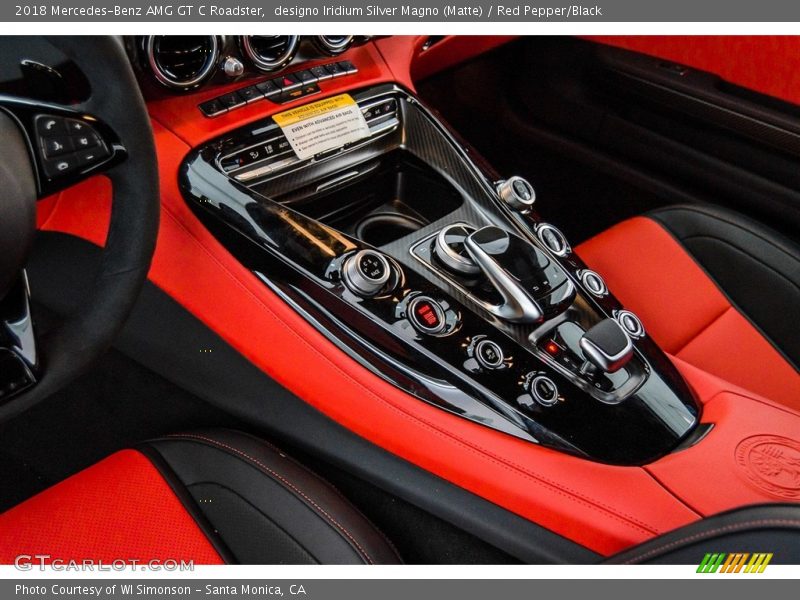 Controls of 2018 AMG GT C Roadster