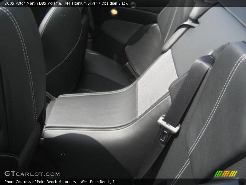 AM Titanium Silver / Obsidian Black 2009 Aston Martin DB9 Volante