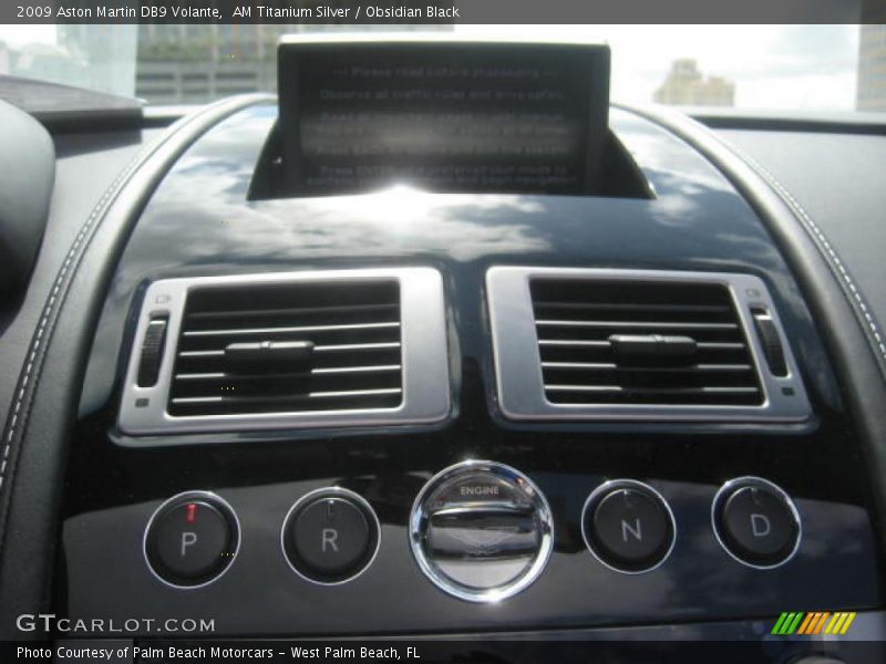 AM Titanium Silver / Obsidian Black 2009 Aston Martin DB9 Volante