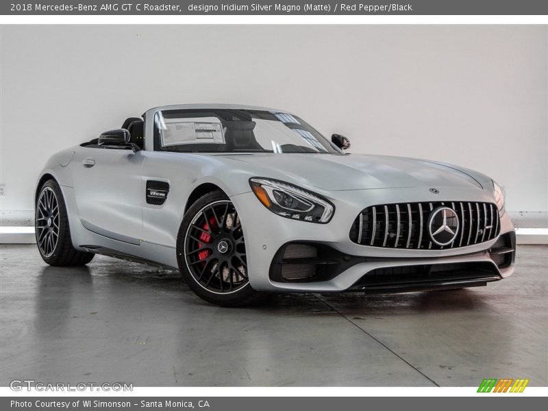  2018 AMG GT C Roadster designo Iridium Silver Magno (Matte)