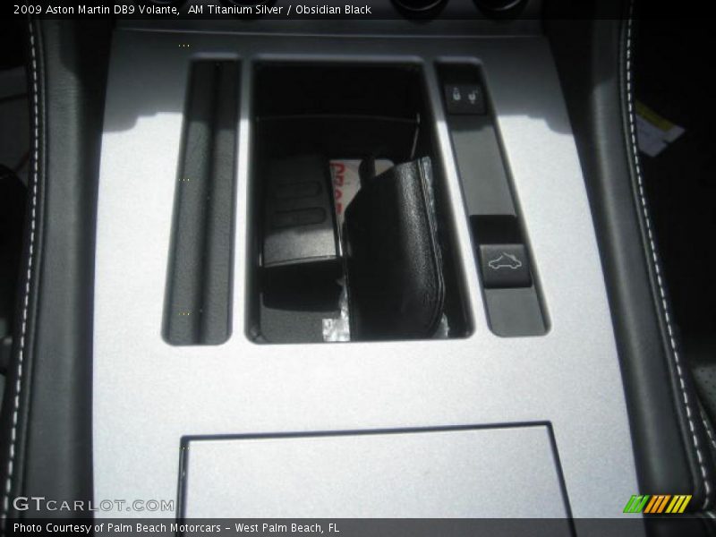 AM Titanium Silver / Obsidian Black 2009 Aston Martin DB9 Volante