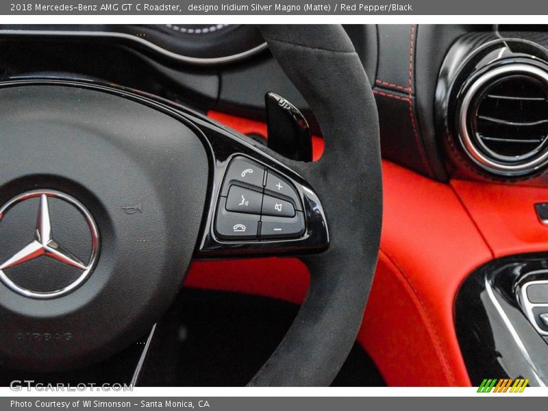 Controls of 2018 AMG GT C Roadster