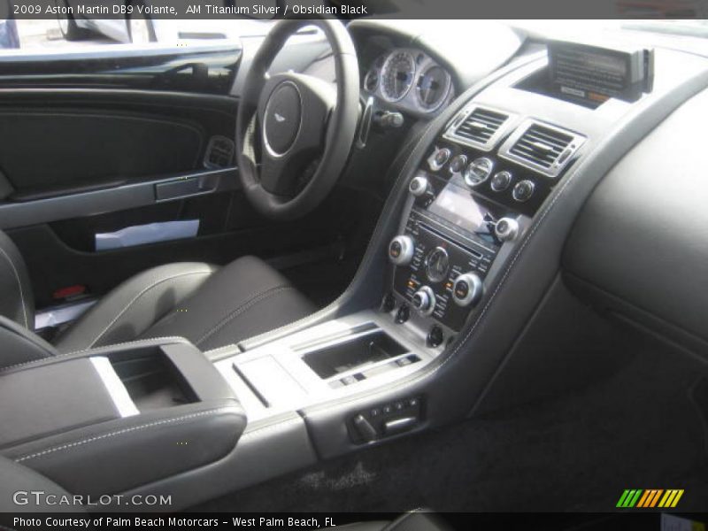 AM Titanium Silver / Obsidian Black 2009 Aston Martin DB9 Volante