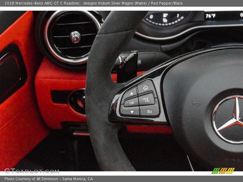 Controls of 2018 AMG GT C Roadster