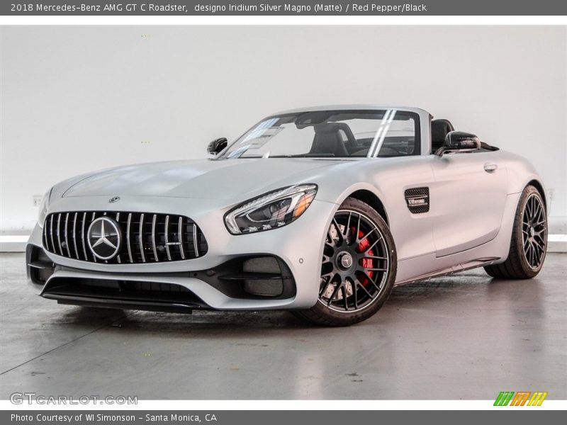  2018 AMG GT C Roadster designo Iridium Silver Magno (Matte)