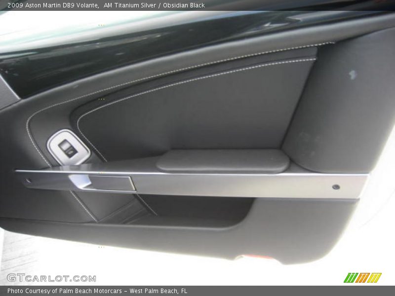 AM Titanium Silver / Obsidian Black 2009 Aston Martin DB9 Volante