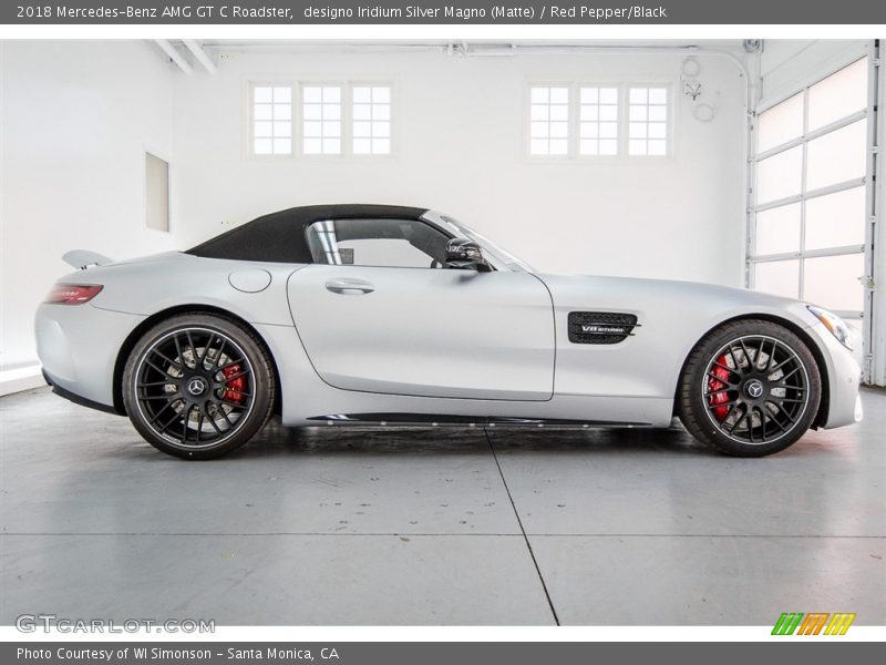  2018 AMG GT C Roadster designo Iridium Silver Magno (Matte)