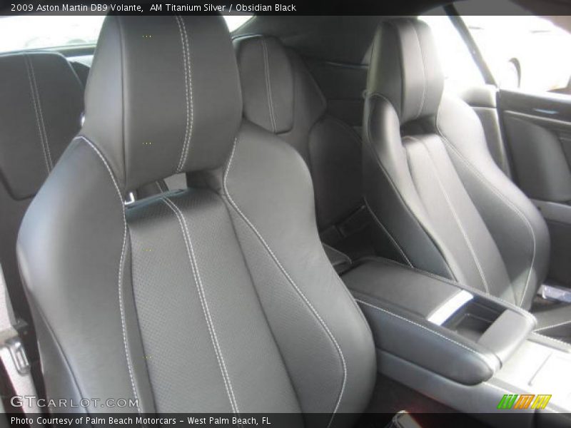 AM Titanium Silver / Obsidian Black 2009 Aston Martin DB9 Volante
