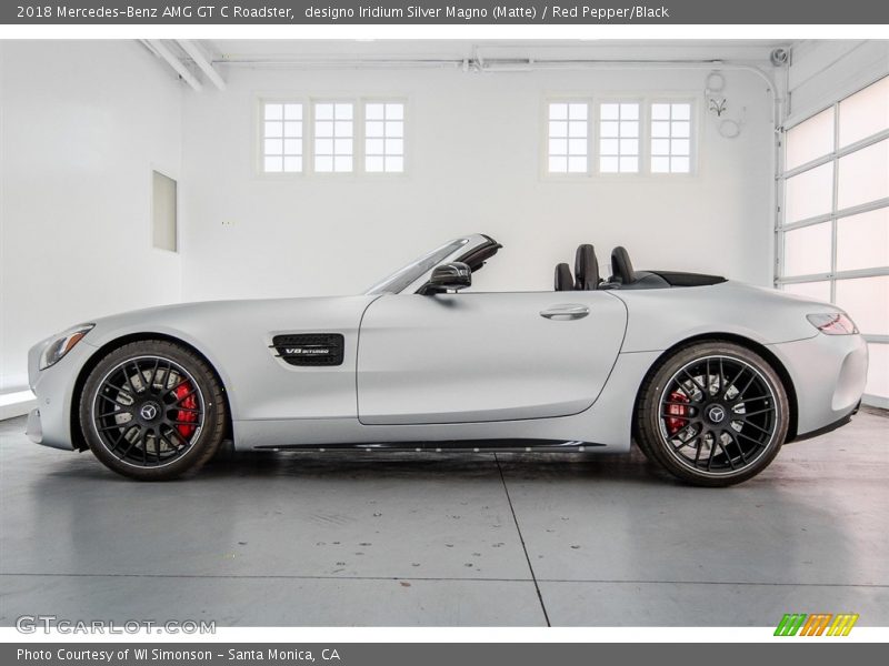  2018 AMG GT C Roadster designo Iridium Silver Magno (Matte)
