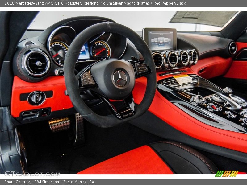 Dashboard of 2018 AMG GT C Roadster