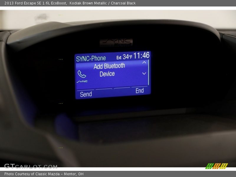 Kodiak Brown Metallic / Charcoal Black 2013 Ford Escape SE 1.6L EcoBoost