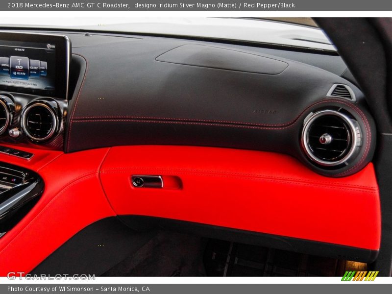 Dashboard of 2018 AMG GT C Roadster