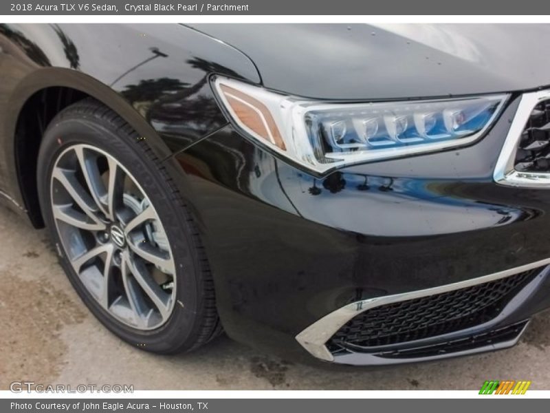 Crystal Black Pearl / Parchment 2018 Acura TLX V6 Sedan