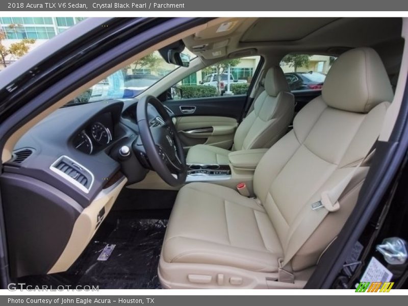 Crystal Black Pearl / Parchment 2018 Acura TLX V6 Sedan