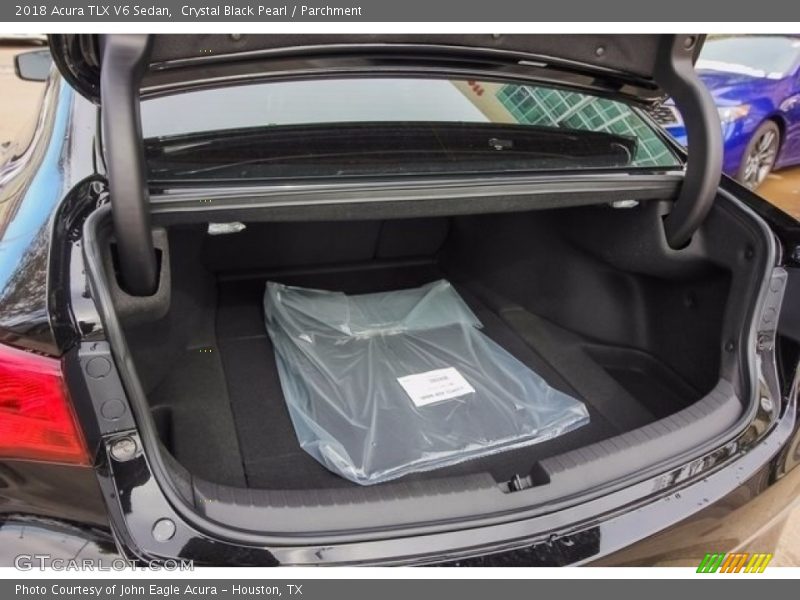 Crystal Black Pearl / Parchment 2018 Acura TLX V6 Sedan