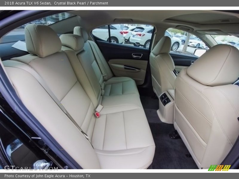 Crystal Black Pearl / Parchment 2018 Acura TLX V6 Sedan