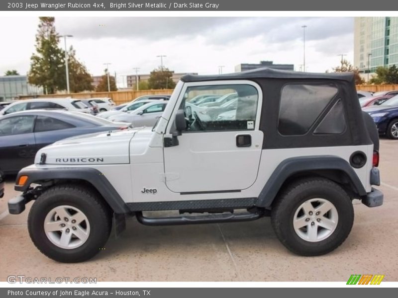 Bright Silver Metallic / Dark Slate Gray 2003 Jeep Wrangler Rubicon 4x4