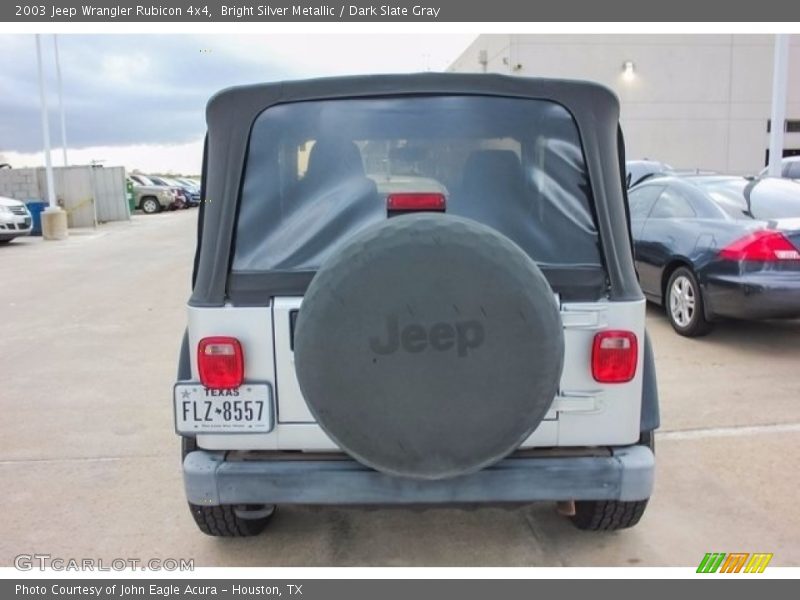 Bright Silver Metallic / Dark Slate Gray 2003 Jeep Wrangler Rubicon 4x4