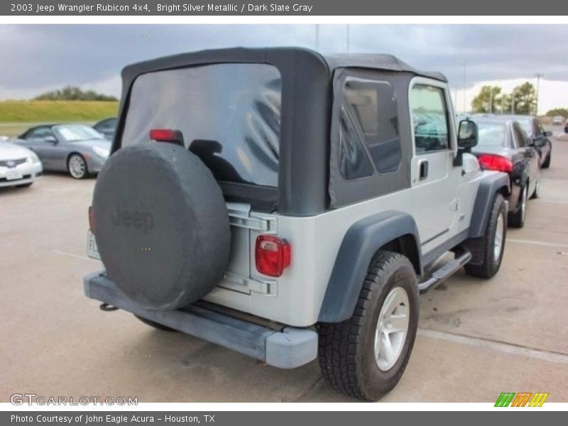 Bright Silver Metallic / Dark Slate Gray 2003 Jeep Wrangler Rubicon 4x4