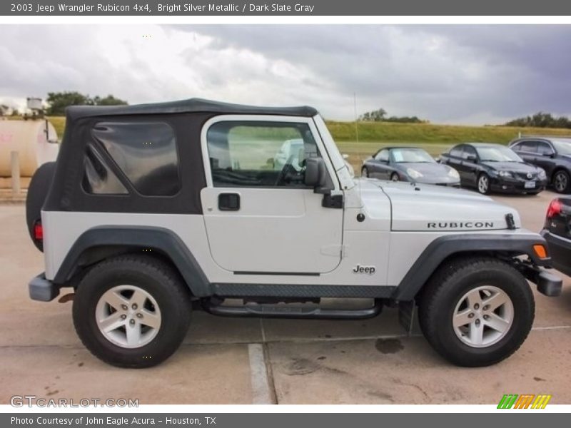 Bright Silver Metallic / Dark Slate Gray 2003 Jeep Wrangler Rubicon 4x4
