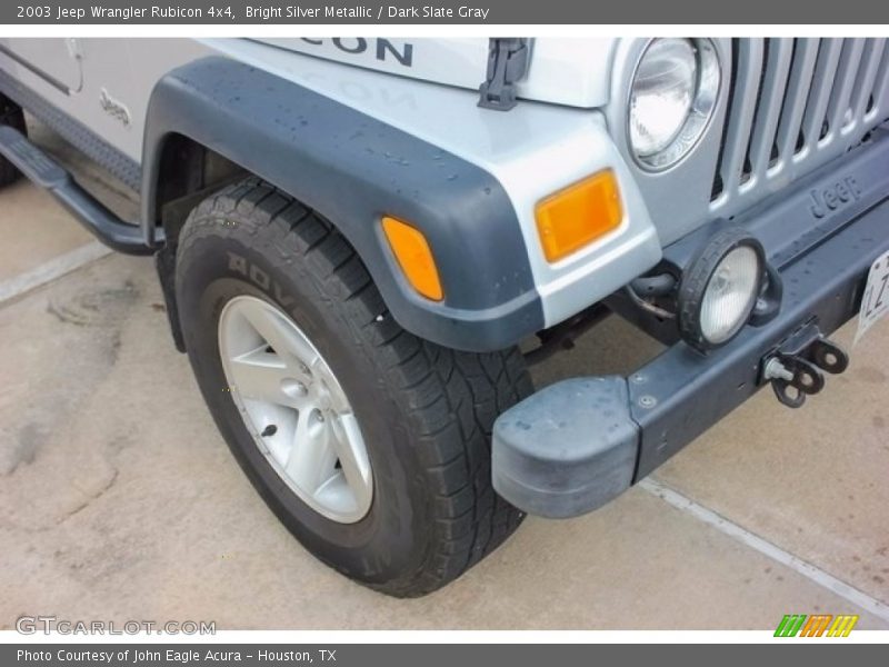 Bright Silver Metallic / Dark Slate Gray 2003 Jeep Wrangler Rubicon 4x4