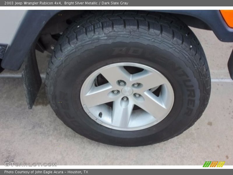 Bright Silver Metallic / Dark Slate Gray 2003 Jeep Wrangler Rubicon 4x4