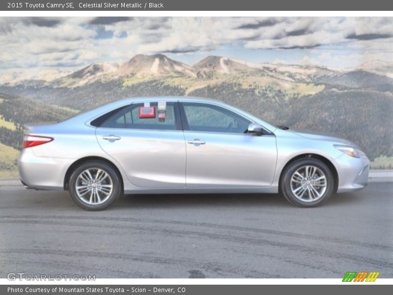 Celestial Silver Metallic / Black 2015 Toyota Camry SE