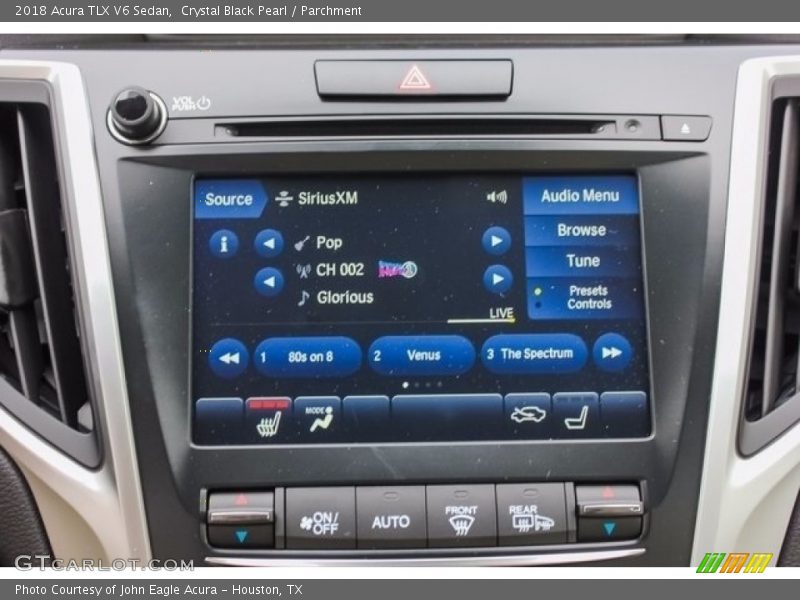 Crystal Black Pearl / Parchment 2018 Acura TLX V6 Sedan