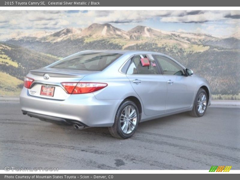 Celestial Silver Metallic / Black 2015 Toyota Camry SE