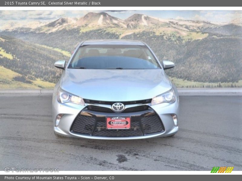 Celestial Silver Metallic / Black 2015 Toyota Camry SE