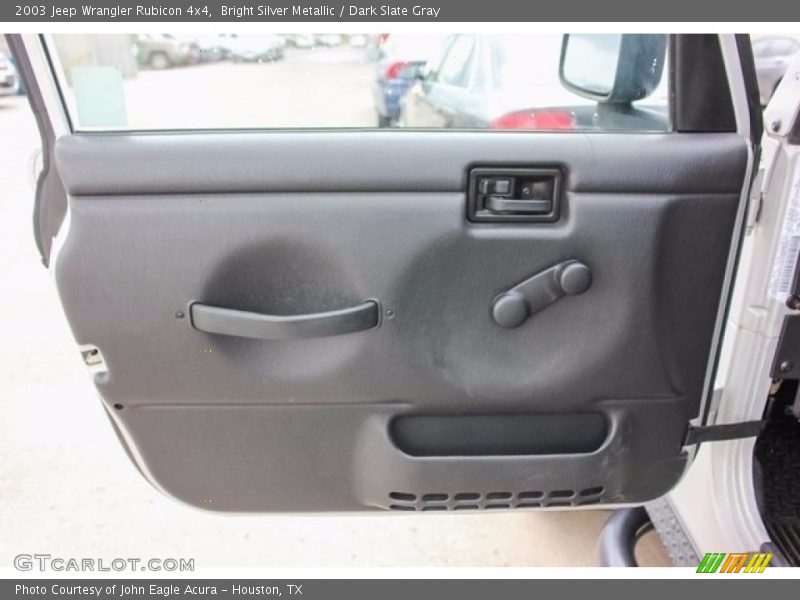 Bright Silver Metallic / Dark Slate Gray 2003 Jeep Wrangler Rubicon 4x4