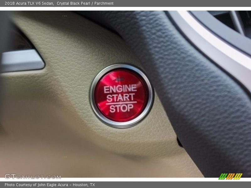 Crystal Black Pearl / Parchment 2018 Acura TLX V6 Sedan
