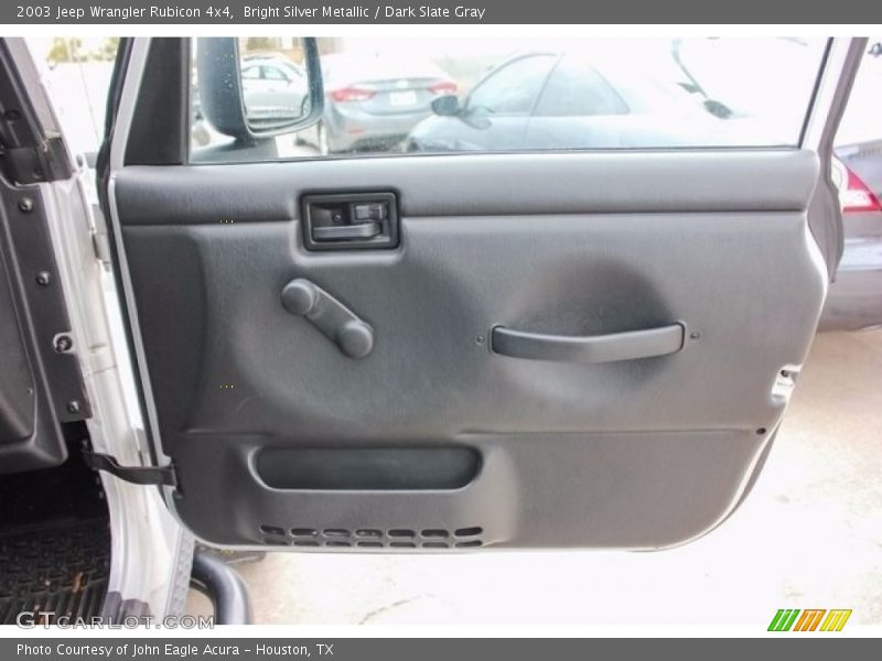 Bright Silver Metallic / Dark Slate Gray 2003 Jeep Wrangler Rubicon 4x4