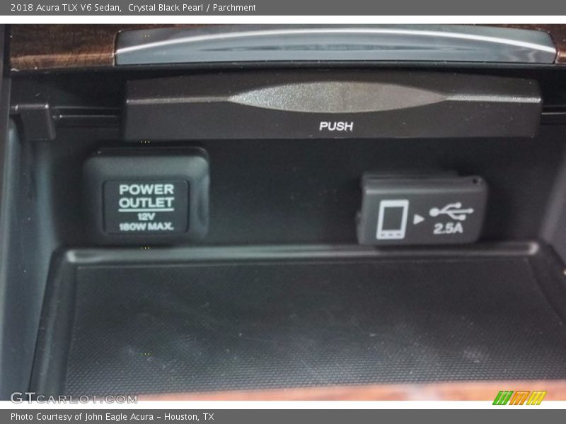 Crystal Black Pearl / Parchment 2018 Acura TLX V6 Sedan