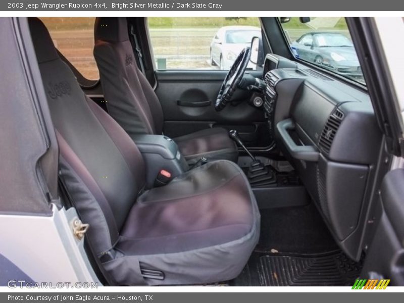 Bright Silver Metallic / Dark Slate Gray 2003 Jeep Wrangler Rubicon 4x4