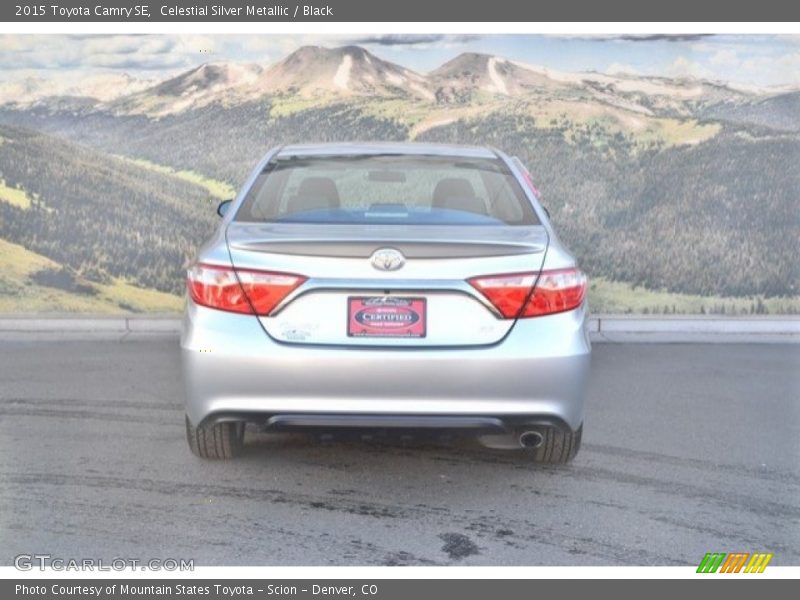 Celestial Silver Metallic / Black 2015 Toyota Camry SE