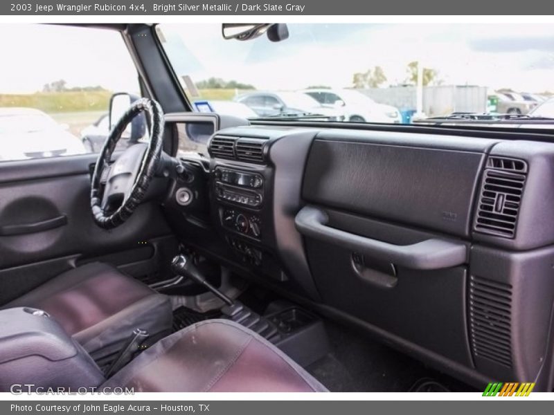 Bright Silver Metallic / Dark Slate Gray 2003 Jeep Wrangler Rubicon 4x4