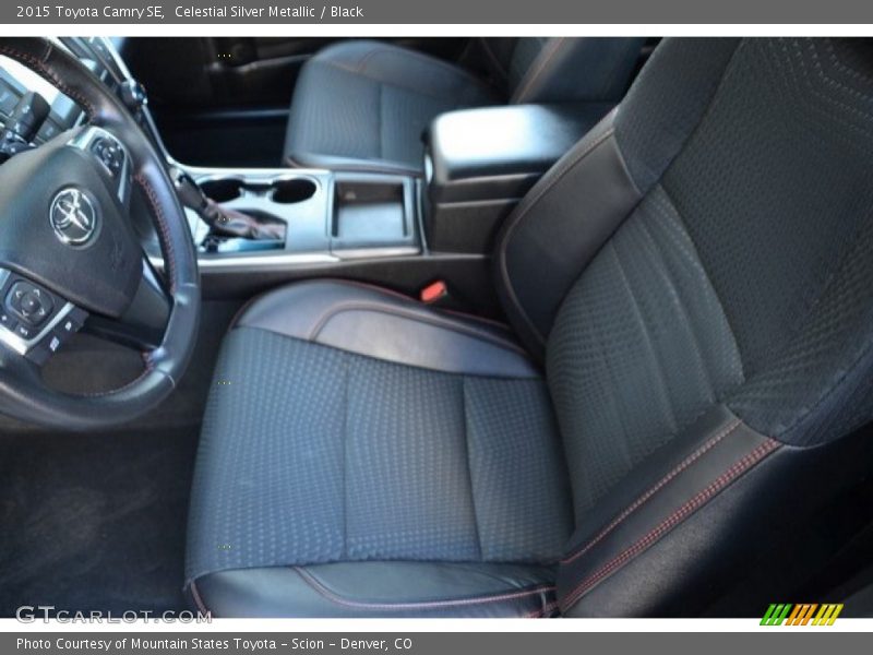 Celestial Silver Metallic / Black 2015 Toyota Camry SE