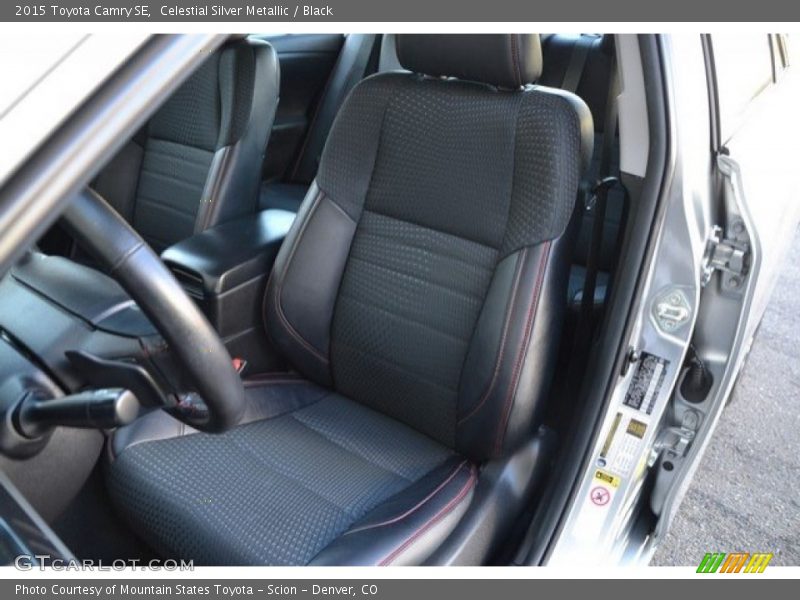 Celestial Silver Metallic / Black 2015 Toyota Camry SE