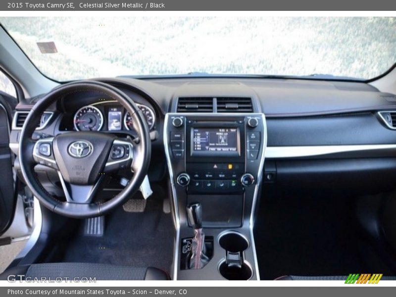 Celestial Silver Metallic / Black 2015 Toyota Camry SE