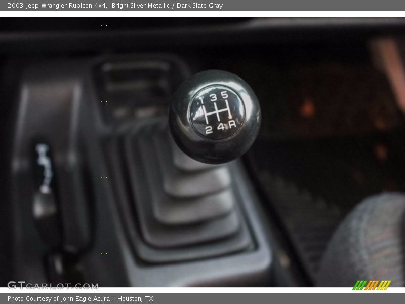 Bright Silver Metallic / Dark Slate Gray 2003 Jeep Wrangler Rubicon 4x4