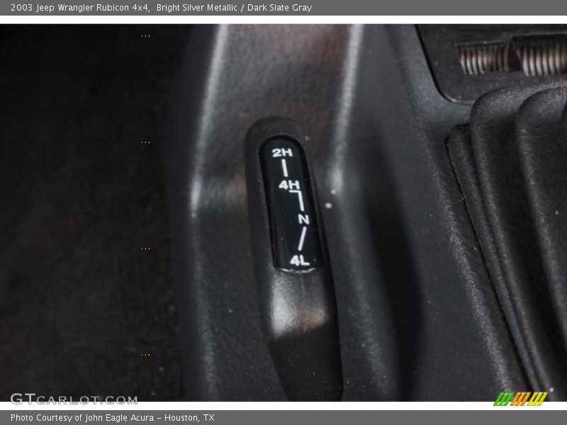 Bright Silver Metallic / Dark Slate Gray 2003 Jeep Wrangler Rubicon 4x4