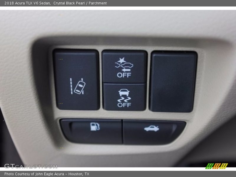 Crystal Black Pearl / Parchment 2018 Acura TLX V6 Sedan