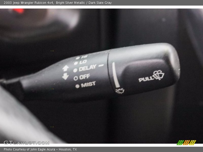 Bright Silver Metallic / Dark Slate Gray 2003 Jeep Wrangler Rubicon 4x4