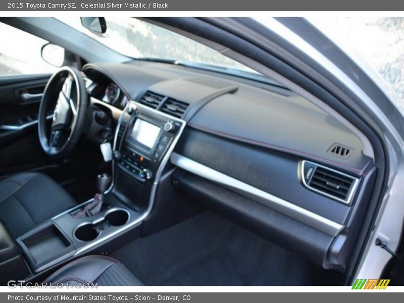 Celestial Silver Metallic / Black 2015 Toyota Camry SE