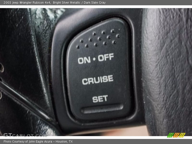 Bright Silver Metallic / Dark Slate Gray 2003 Jeep Wrangler Rubicon 4x4