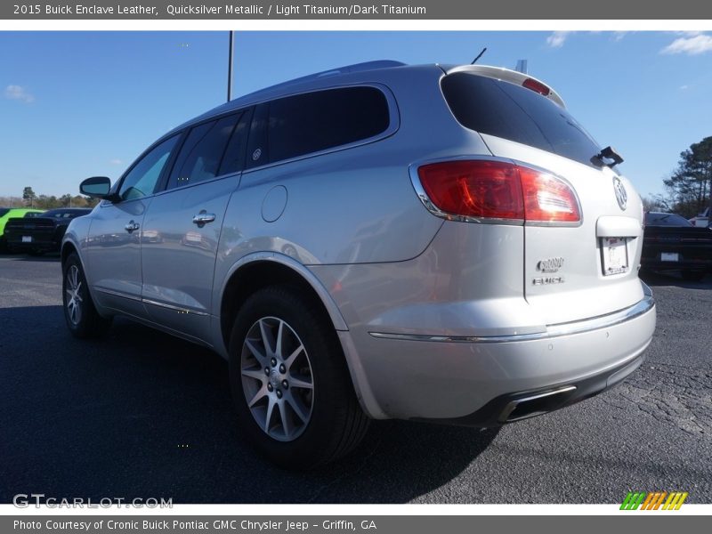Quicksilver Metallic / Light Titanium/Dark Titanium 2015 Buick Enclave Leather