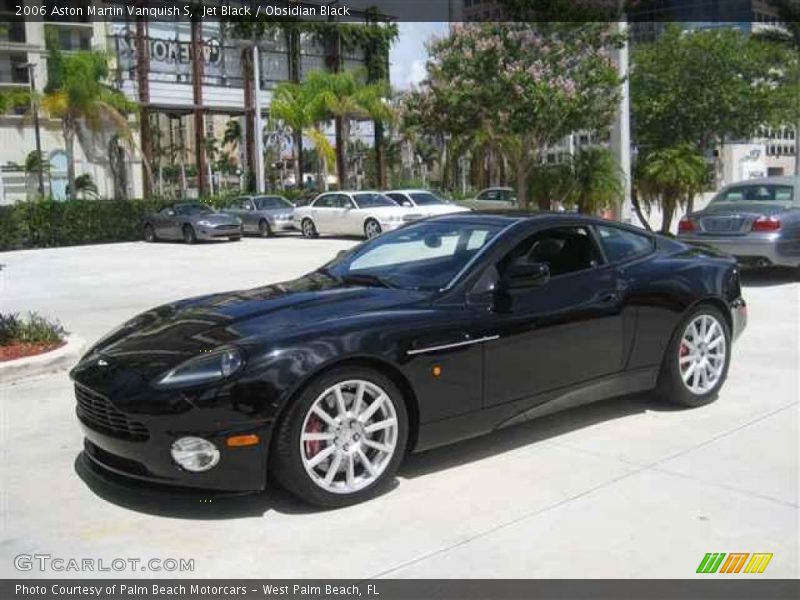 Jet Black / Obsidian Black 2006 Aston Martin Vanquish S