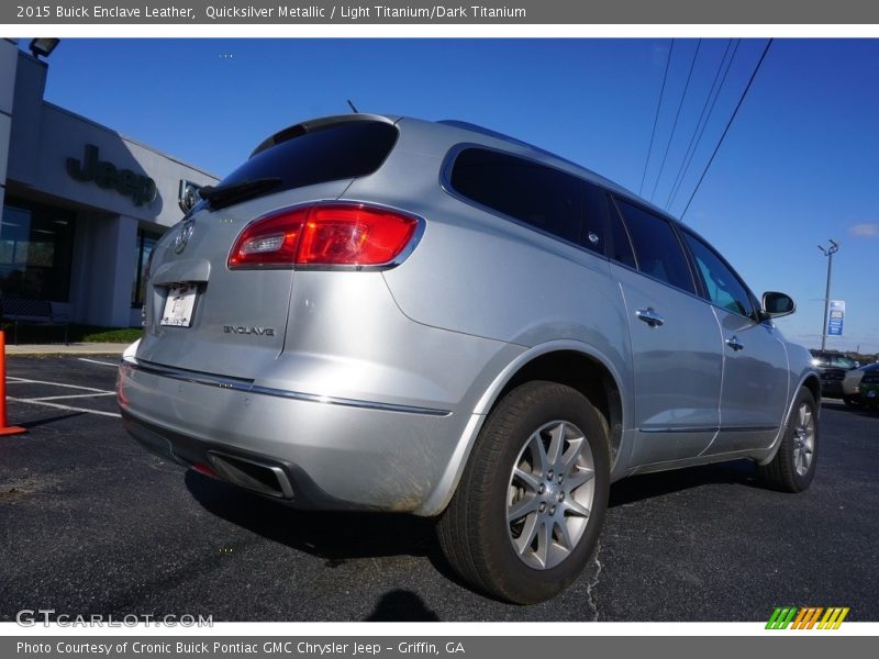 Quicksilver Metallic / Light Titanium/Dark Titanium 2015 Buick Enclave Leather